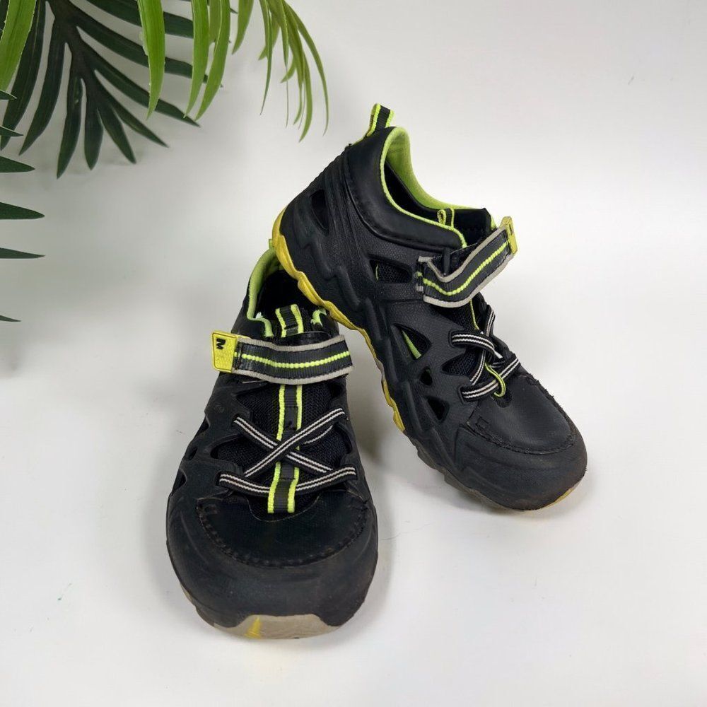 Merell Kids M-Hydro 2.0 Black Junior Boys Indie Grunge Sneaker Sandals / 10W